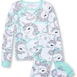 The Children’s Place Big Girls’ Unicorn Pajama Set